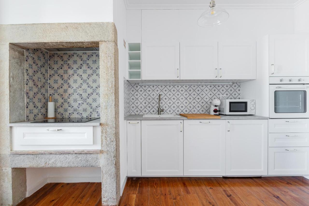 White & Blue Vintage Home In Graca Lisboa 外观 照片
