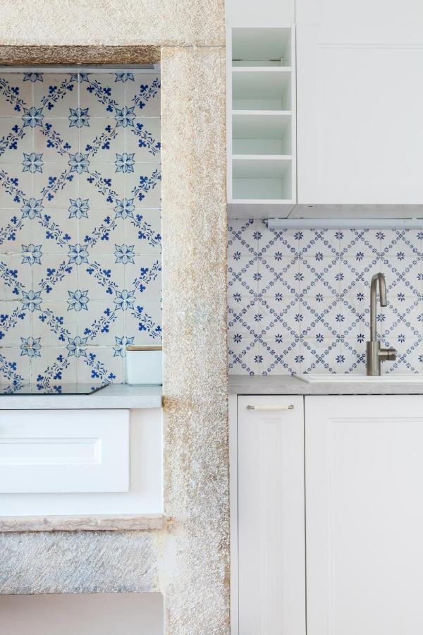White & Blue Vintage Home In Graca Lisboa 外观 照片
